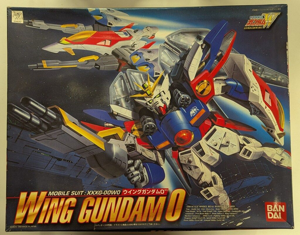 バンダイ 1/60 新機動戦記ガンダムW ウイングガンダムゼロ/郵便5桁/ST(5)