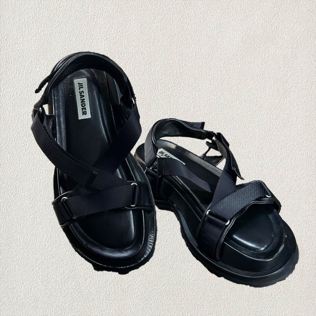 JIL SANDER サンダル MADE IN IALY レザー クッション製