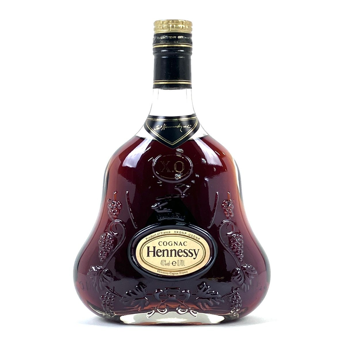 ヘネシー Hennessy XO 金キャップ クリアボトル 700ml ブランデー コニャック 【古酒】