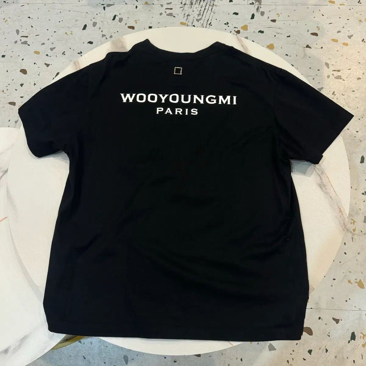WOOYOUNGMI ウーヨンミ タイダイ バックロゴ 半袖Tシャツ 48サイズ 100 