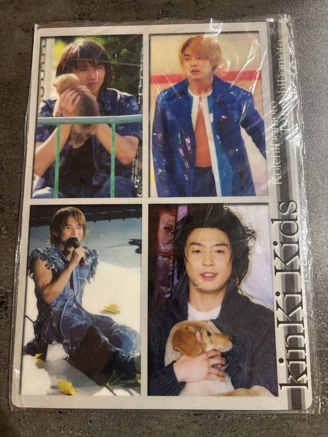 KinKi Kids 下敷き K-319 堂本光一 堂本剛 ジャニーズ グッズ レア
