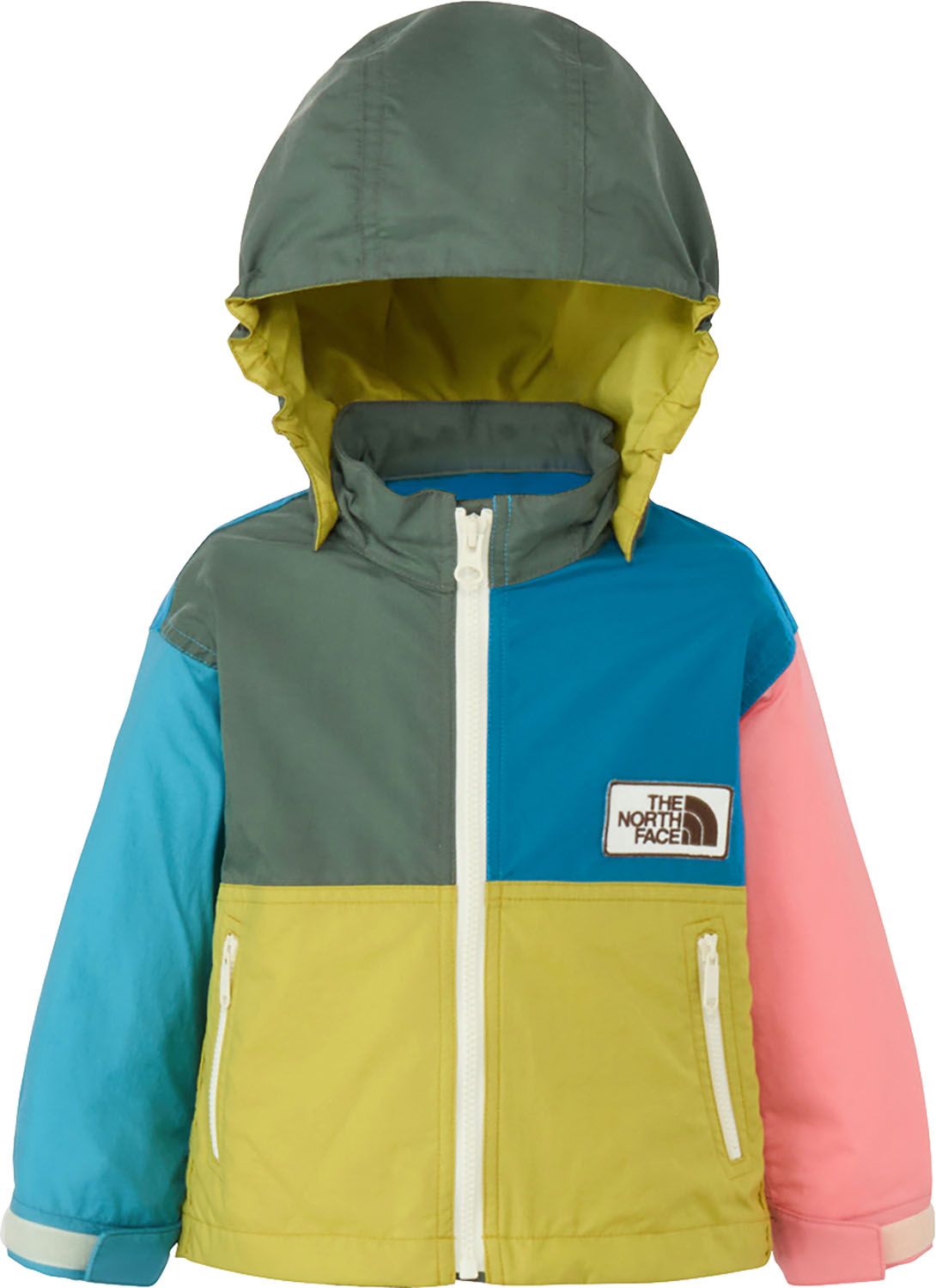 ザ・ノース・フェイス THE NORTH FACE アウトドア グランドコンパクトジャケット ベビー 子ども 赤ちゃん アウター ウィンドブレーカー パーカー フーディ 撥水 ロゴ キャンプ 旅行 お出かけ NPB22512 MB マルチカラーB