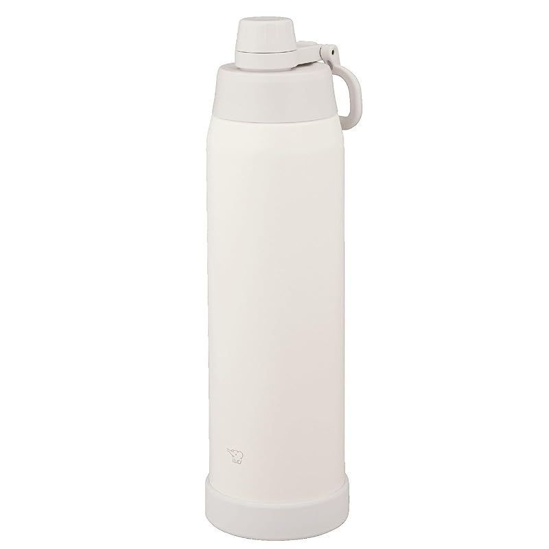 【新品】 象印 水筒 1.2L 【素早く水分補給】 食洗機対応 シームレスせん 洗う点数3点のみ ハンドルつき 保冷 クールボトル ペールホワイト SD-KA120-WM 5,260円