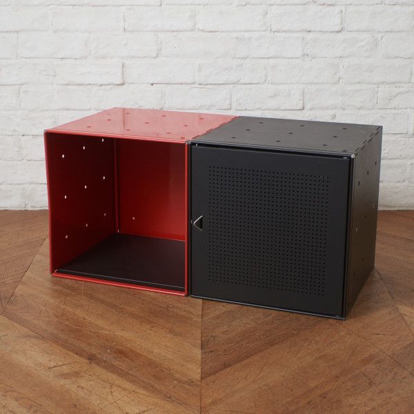 イタリア Graepel High Tech QBO モジュール ボックス スチール ラック 収納家具 サイドキャビネット メタル グラペルハイテック 95032 15,400円