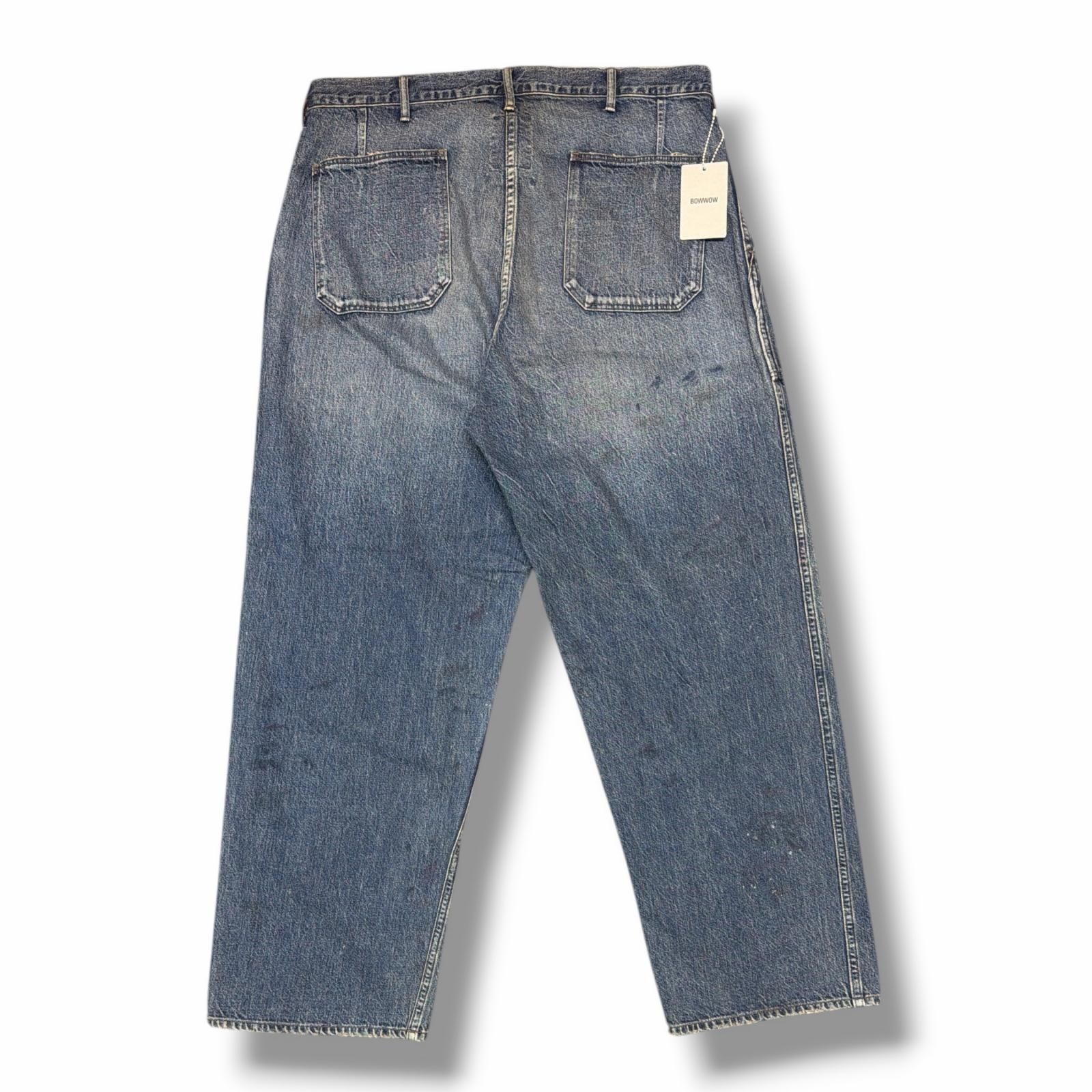 参考上代35200円 未使用 BOWWOW 25AW M-44 DENIM TROUSERS デニム
