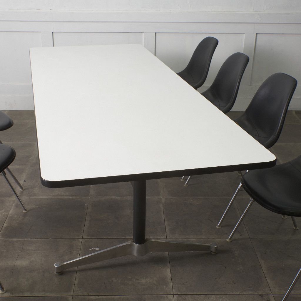 Herman Miller コントラクトベース テーブル イームズ ミーティングテーブル ワークデスク テーブル ハーマンミラー オフィス 97123