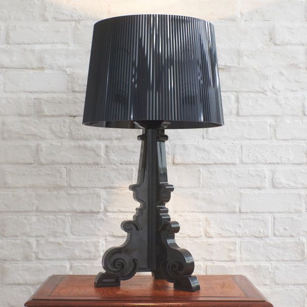 カルテル Bourgie テーブルランプ ブラック 卓上照明 間接照明 Kartell ブルジー デスクランプ バロック デザイナーズ モダン 98228