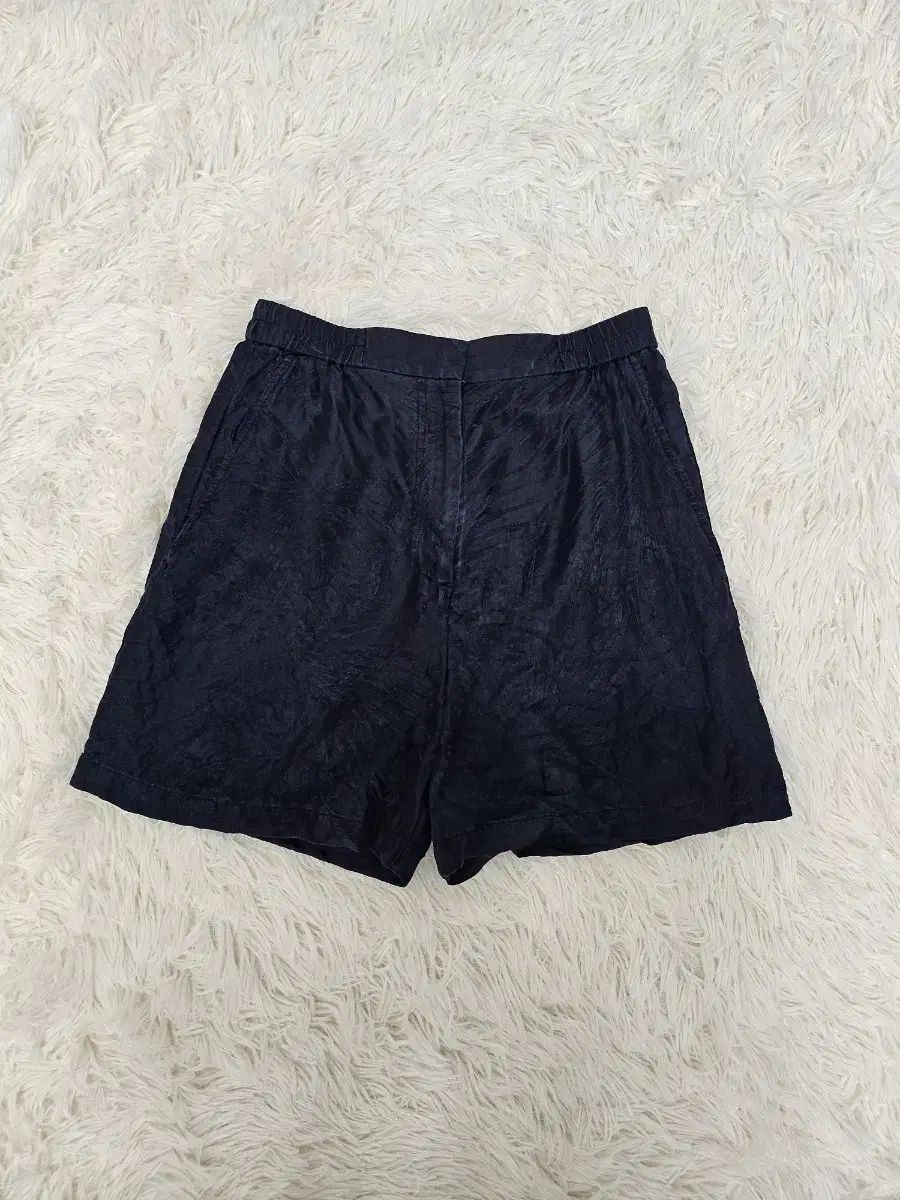 COS ネイビ ハーフパンツ レディース 夏 ズボン XS