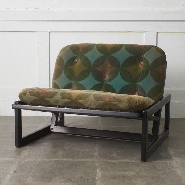 レア cassina カルロッタ Tobia & Afra SCARPA ラウンジチェア 木製 ソファ イタリア モダン カッシーナ スカルパ ヴィンテージ 98312