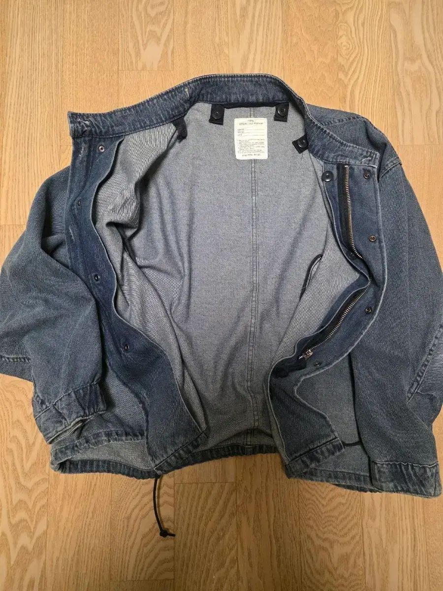 S) FREAK'S STORE(フリークスストア) ショートパーカ M65 モッズコート フェイドデニム ブルー