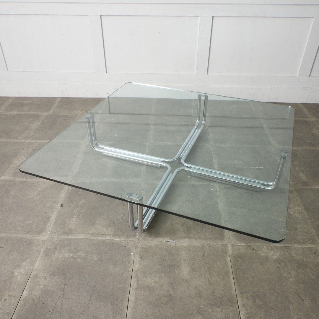 定価52万 Cassina ローテーブル 784 ガラス センターテーブル Gianfranco Frattini ジャンフランコ フラッティーニ カッシーナ 98923