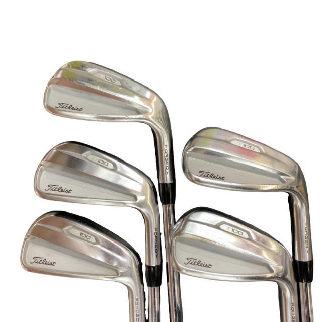 【中古】 タイトリスト Titleist T100(2021) 5S アイアンセット IR NS PRO MODUS3 TOUR115 (フレックスS) メンズ 男性用 右利き 右用 Cランク ゴルフクラブ