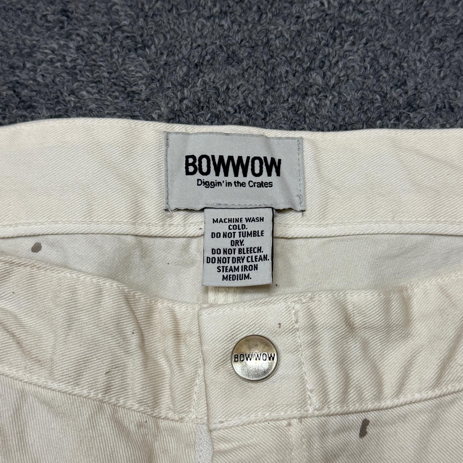参考上代38500円 未使用 BOWWOW 25AW PAINT STAINED PAINTER PANTS