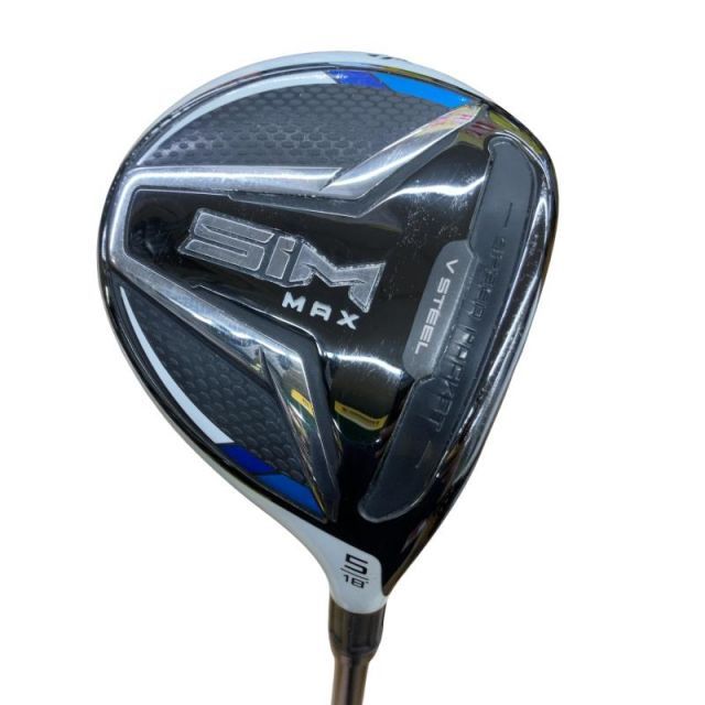【中古】 テーラーメイド SIM MAX 5W フェアウェイウッド FW TENSEI BLUE TM50(FW) (フレックスSR) メンズ 男性用 右利き 右用 Cランク ゴルフクラブ