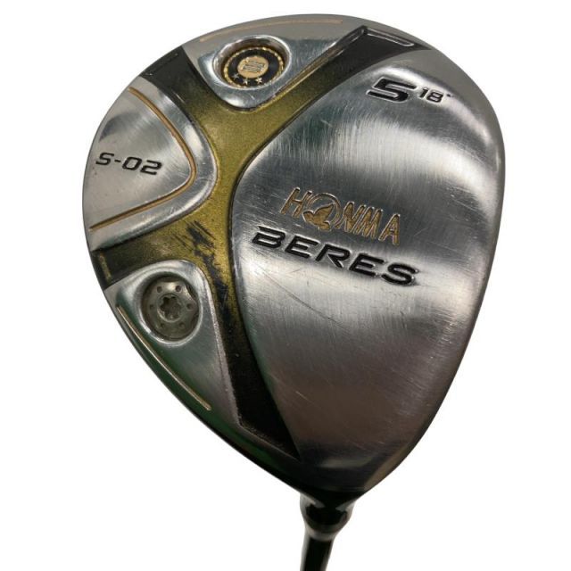 【中古】 本間ゴルフ BERES S-02 5W フェアウェイウッド FW 3S ARMRQ6 54(フェアウェイ) (フレックスS) メンズ 男性用 右利き 右用 Cランク ゴルフクラブ