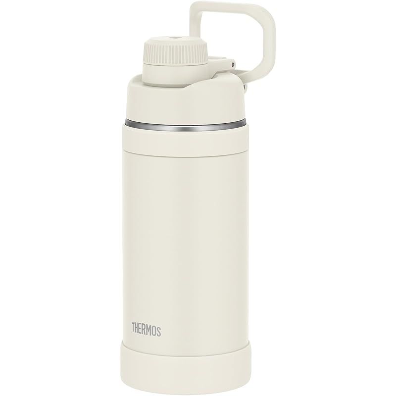 【新品】 【ハンドル付き・食洗機対応】サーモス 水筒 真空断熱スポーツボトル 750ml アイボリーホワイト 持ち運びに便利なキャリーループ 直飲み 飲み口が外せて洗いやすい 保冷専用 FJU-751 IVWH