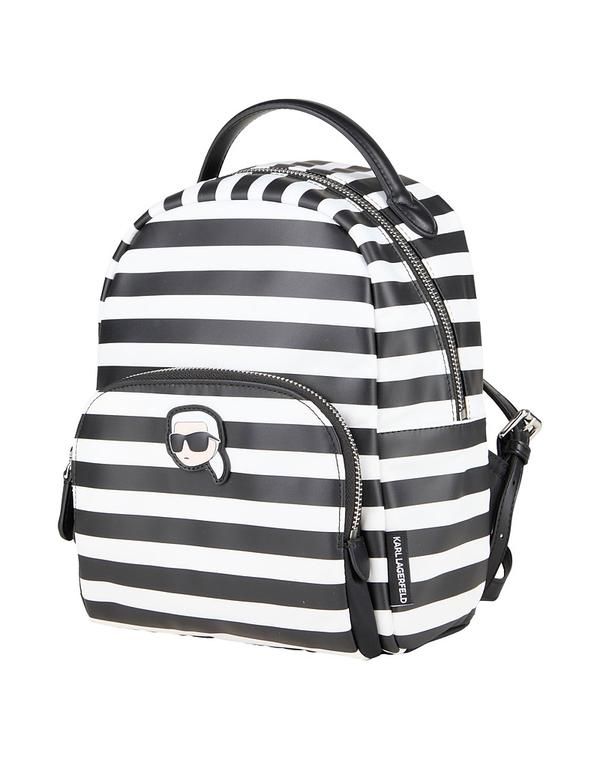 【送料無料】 カール ラガーフェルド レディース バックパック・リュックサック バッグ バックパック Off White