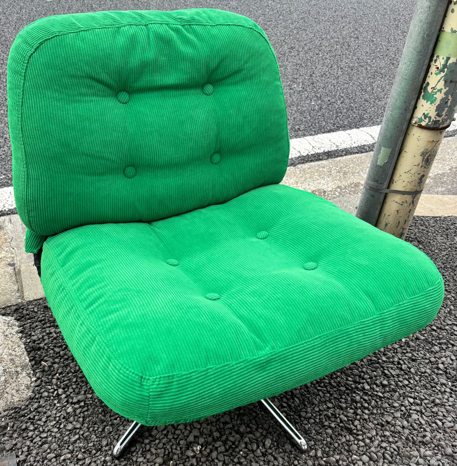 ◇DYVLINGE ディヴリンゲ 回転イージーチェア ケーリンゲ グリーン