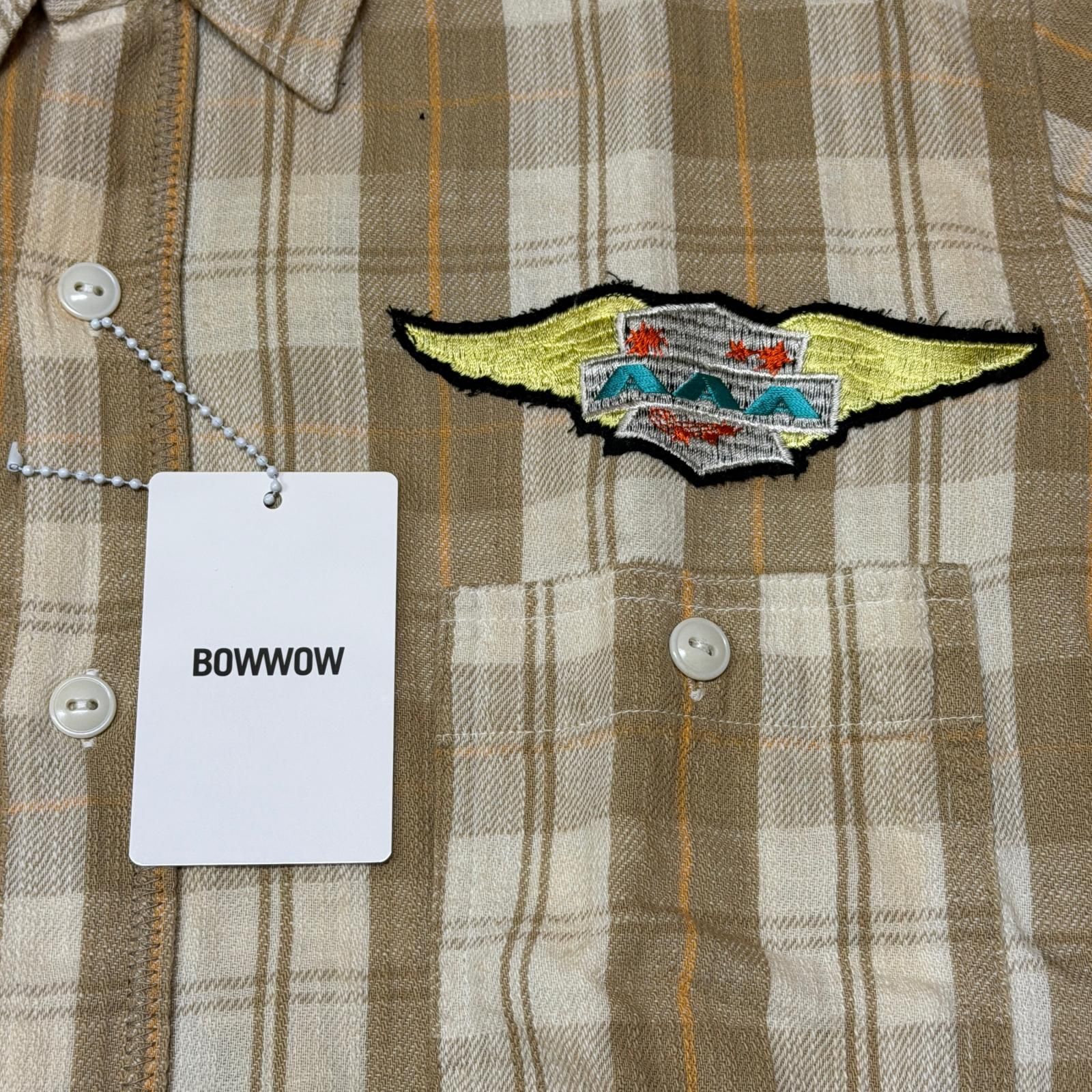 参考上代34,100円 BOWWOW 25SS ELIMINATORS S/S FLANNEL SHIRT