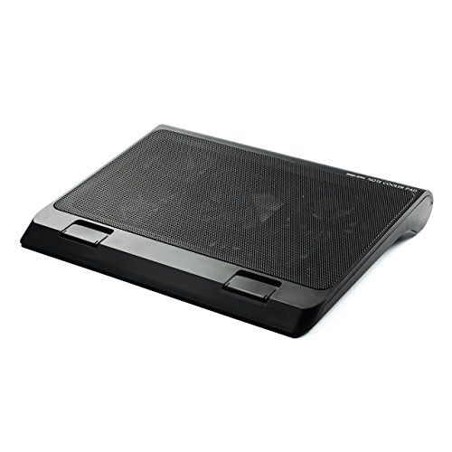 サンワダイレクト ノートパソコンクーラー 冷却台 静音 17インチ対応 USB給電 USBハブ付き スタンド付き 400-CLN025k2-677