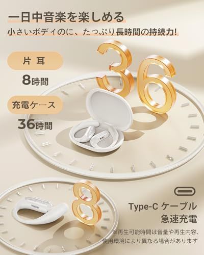 存在を無しに挑戦！】ACEFAST オープンイヤー イヤホン ワイヤレス