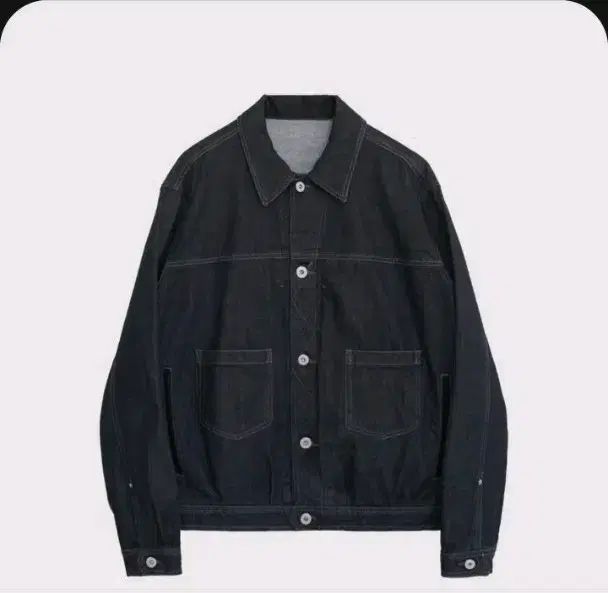 2 ポリテ루 デニム トラッカー ジャケット indigo