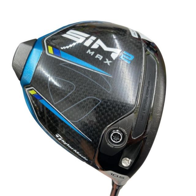 【中古】 テーラーメイド SIM2 MAX 10.5° ドライバー DR TENSEI BLUE TM50(SIM2 DR) (フレックスS) メンズ 男性用 右利き 右用 Cランク ゴルフクラブ