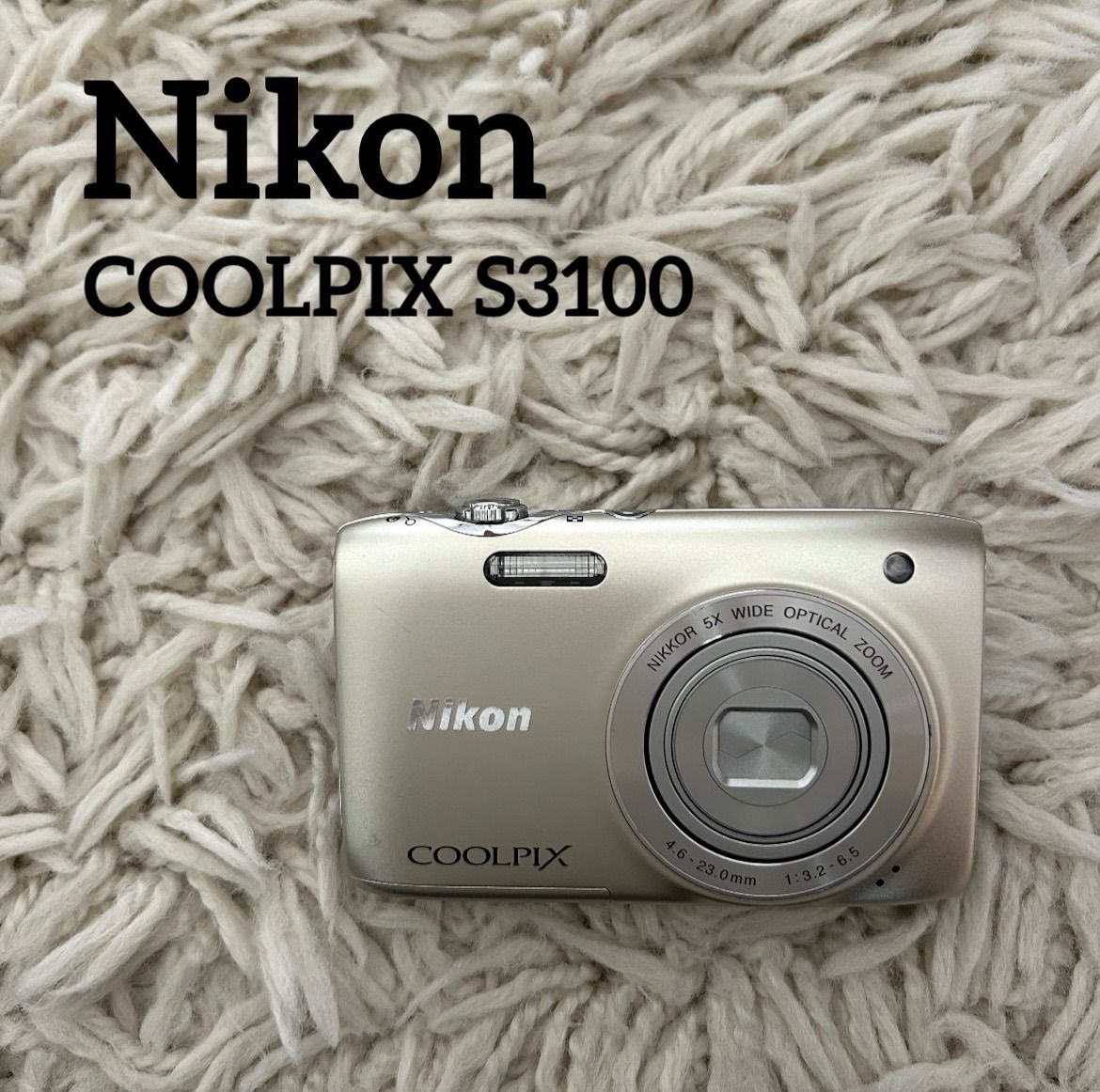 Nikon ニコン COOLPIX S3100 コンデジ デジカメ □ 美品 □ ニコン 