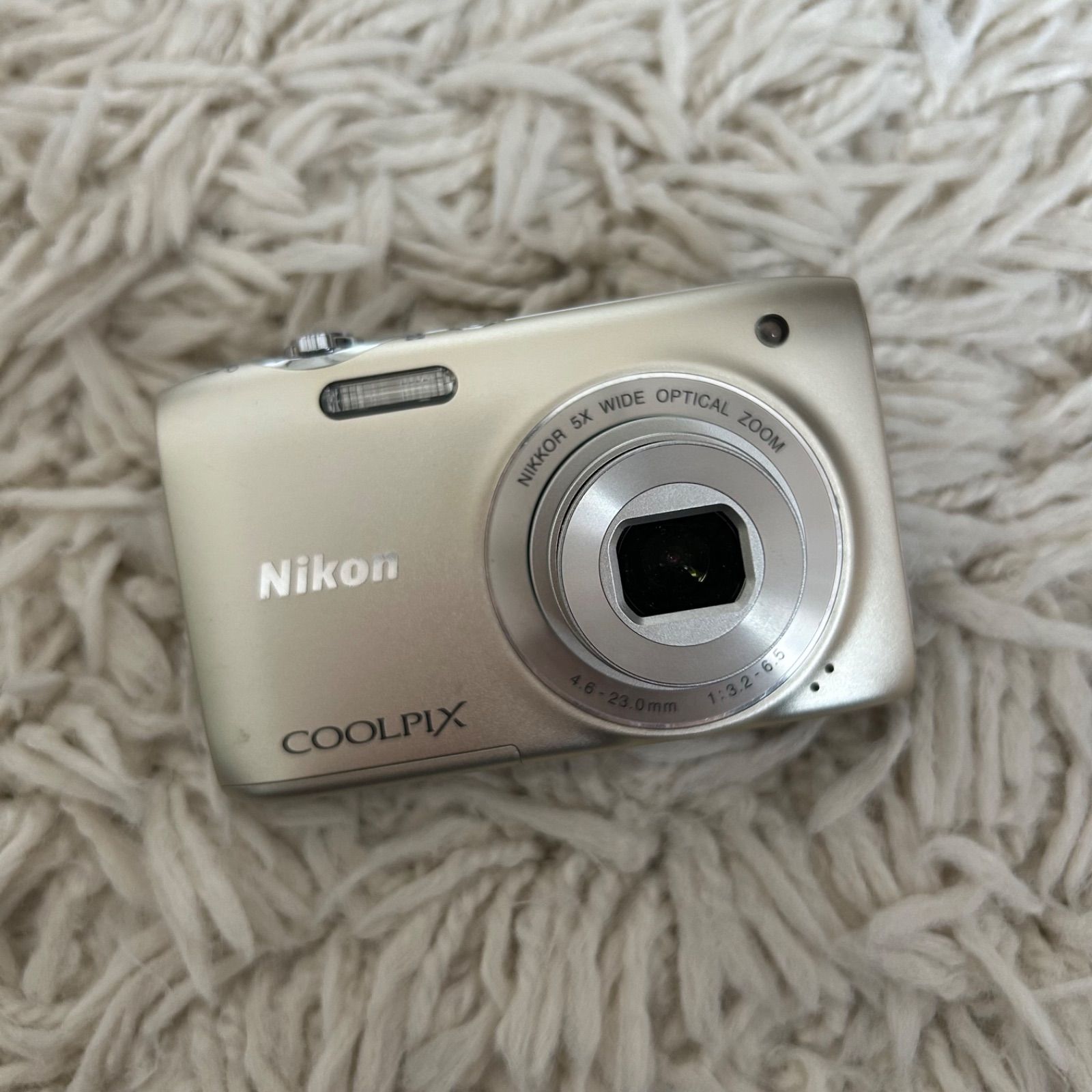 ✨極美品✨】Nikon COOLPIX S3100 コンデジ 平成レトロ シルバー 