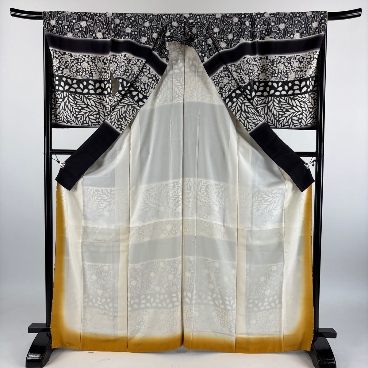 大幅に値下げ中❗️ 着物 先染めチェックステンカラーコート