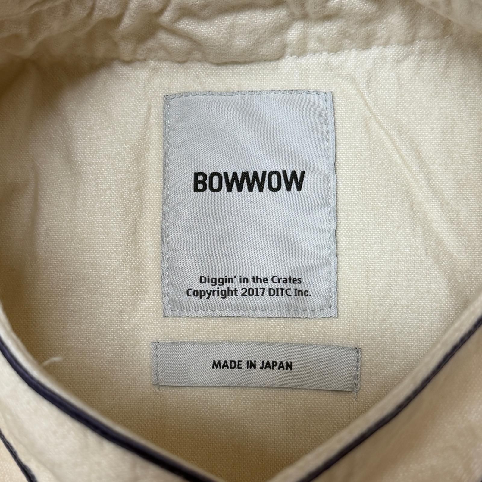 参考上代39600円 未使用 BOWWOW 25SS JOINT BASEBALL SHIRT ジョイント 