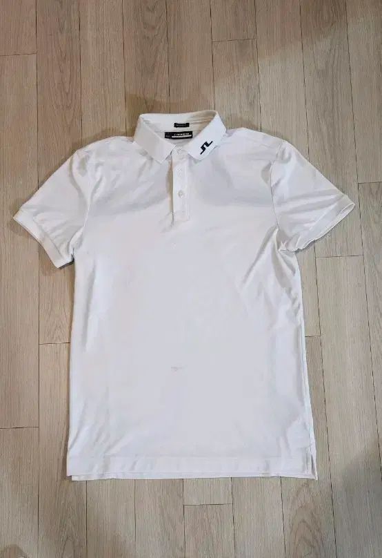 J.リンドバーグ 白 半袖 ポロTシャツ 95