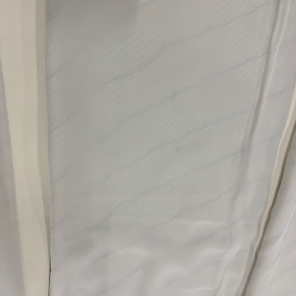 小紋 身丈154.5cm 裄丈62.5cm S 袷 総絞り 黒 正絹 名品 【中古