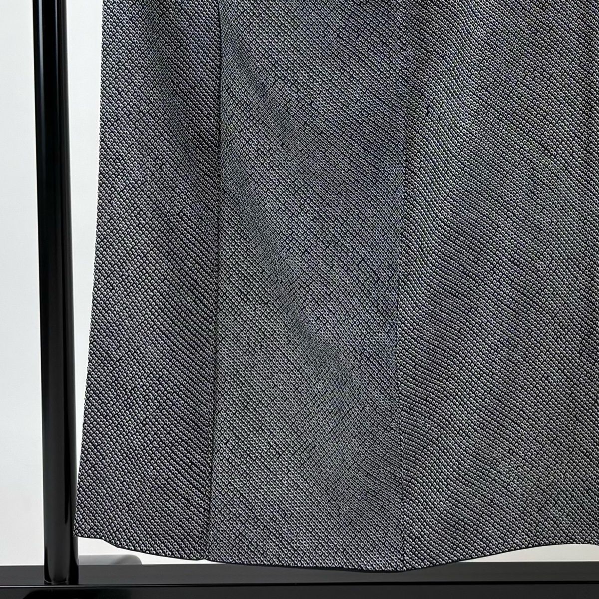 小紋 身丈154.5cm 裄丈62.5cm 正絹 名品 【中古】 美品】 小紋 身丈162.5cm 裄丈64cm M 薄物 絽 鳥獣戯画 ぼかし 薄緑