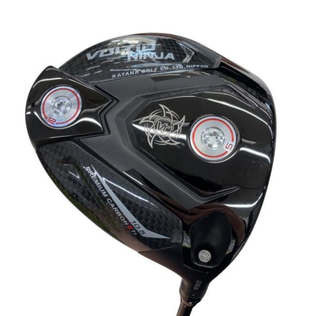 【中古】 カタナゴルフ VOLTiO NINJA PREMIUM CARBON II Ti 10.5° ドライバー DR TOUR AD VG-02(DR) (フレックスSR) メンズ 男性用 右利き 右用 Bランク ゴルフクラブ