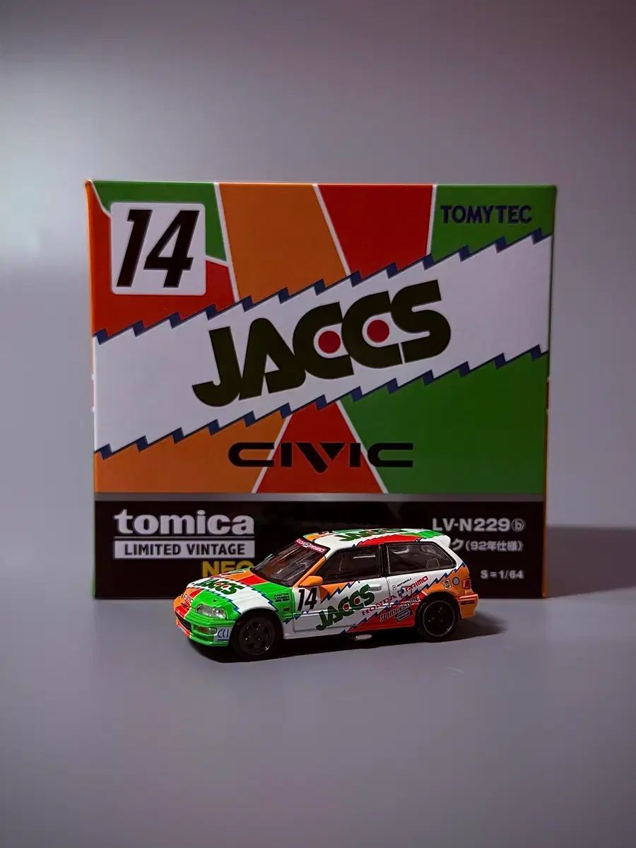 トミカ リミテッド ヴィンテージ NEO JACCS-CIVIC 92年仕様