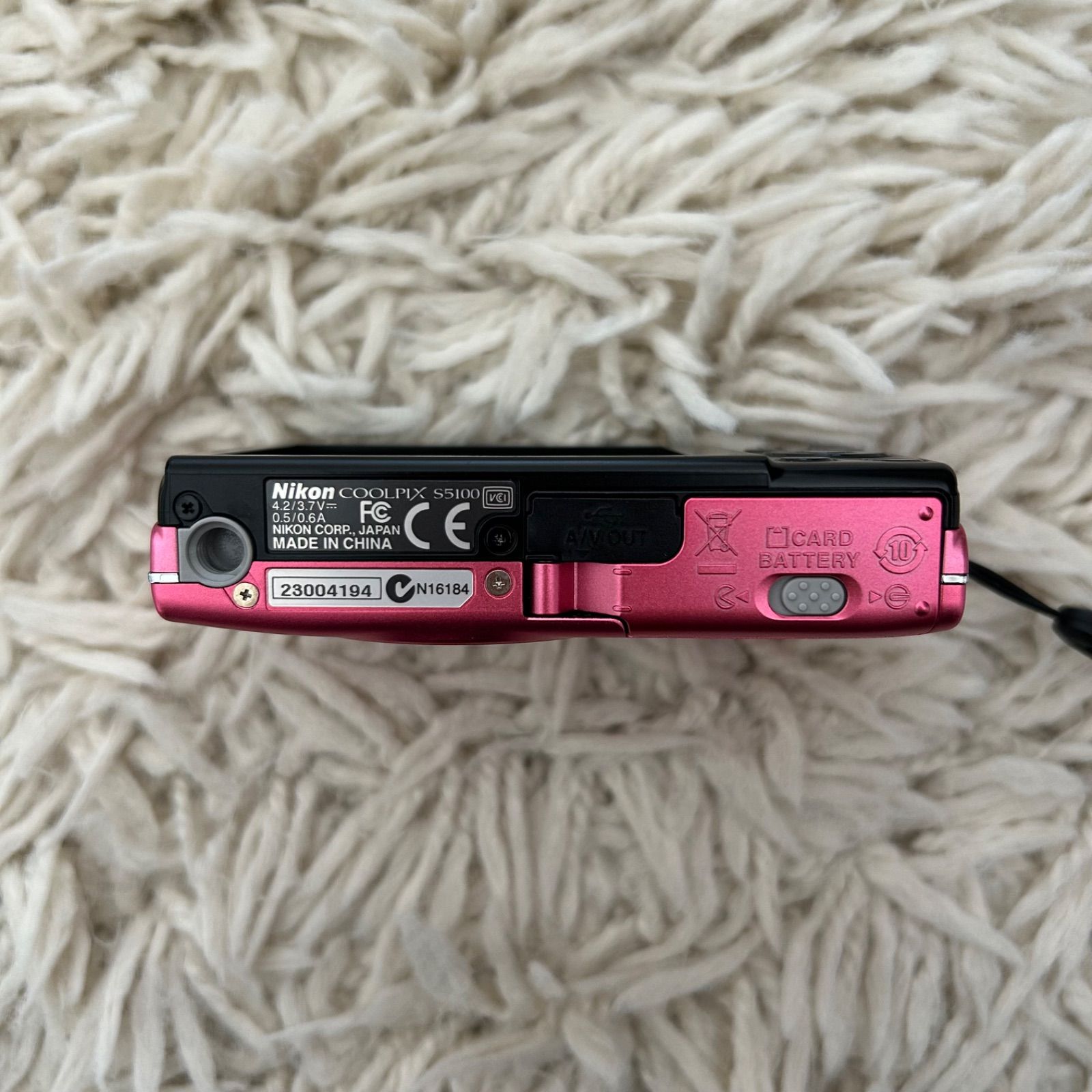 ✨美品✨】Nikon COOLPIX S5100 コンデジ 平成レトロ ピンク - メルカリ