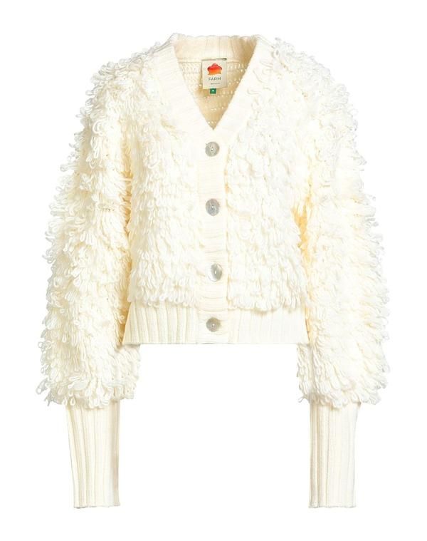 【送料無料】 ファーム レディース カーディガン アウター カーディガン Off White