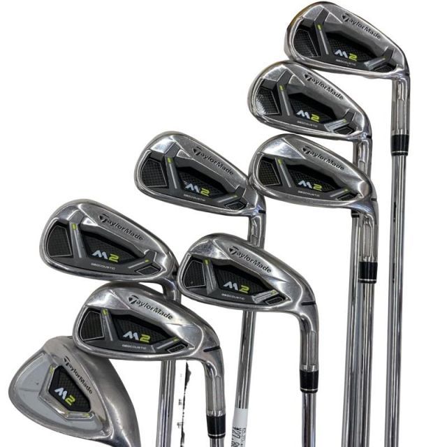 【中古】 テーラーメイド M2(2017) 8S アイアンセット IR RE-AX 90 STEEL JAPAN・SPEC(アイアン) (フレックスS) メンズ 男性用 右利き 右用 Dランク ゴルフクラブ