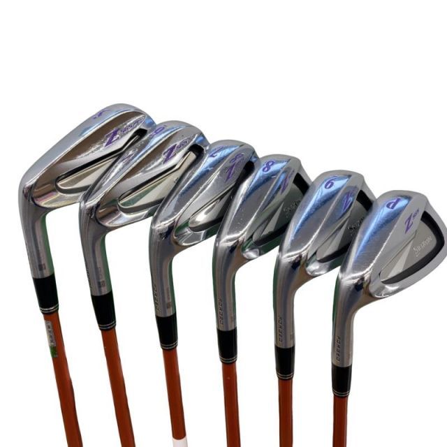 【中古】 ダンロップ SRIXON Z565 6S レフティ アイアンセット IR 純正特注シャフト (フレックスS) メンズ 男性用 左利き レフティ 左用 Cランク ゴルフクラブ