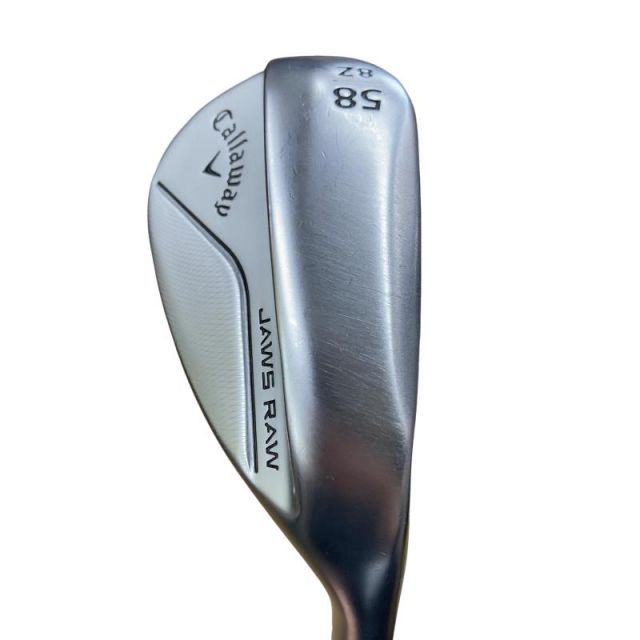 Callaway Jaws Raw 58度 ウェッジ中古品(美品) 中古】 キャロウェイ JAWS RAW クロムメッキ 58°/08°Z ウェッジ WG