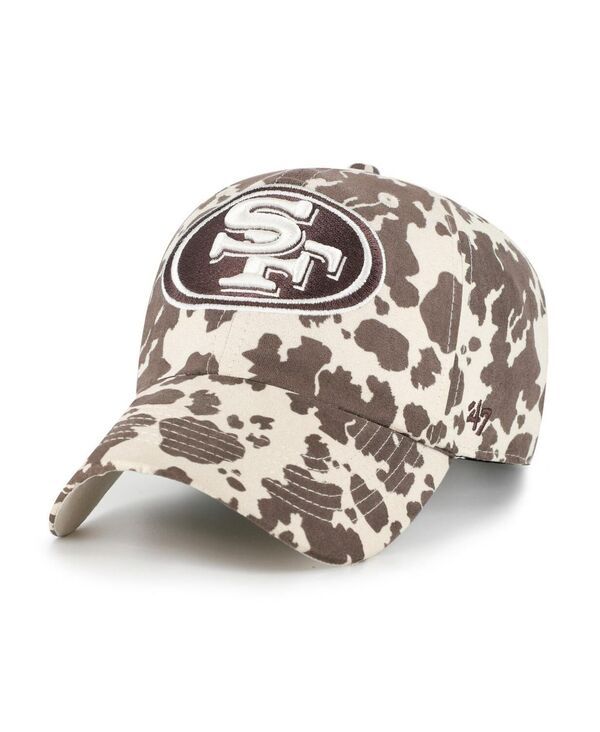 【送料無料】 47ブランド レディース 帽子 アクセサリー Womens Natural San Francisco 49ers Bessie Clean Up Adjustable Hat Natural Brown