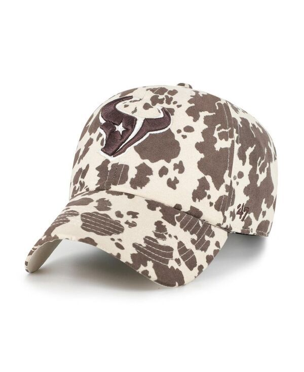 【送料無料】 47ブランド レディース 帽子 アクセサリー Womens Natural Houston Texans Bessie Clean Up Adjustable Hat Natural Brown