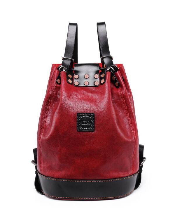 【送料無料】 オールドトレンド レディース バックパック・リュックサック バッグ Canna Small Drawstring Backpack Ruby Red