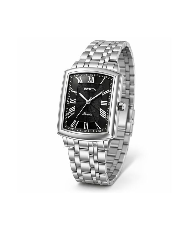 【送料無料】 インビクタ レディース 腕時計 アクセサリー Womens 69161 Celestial Quartz PC21S Black Dial Watch Silver