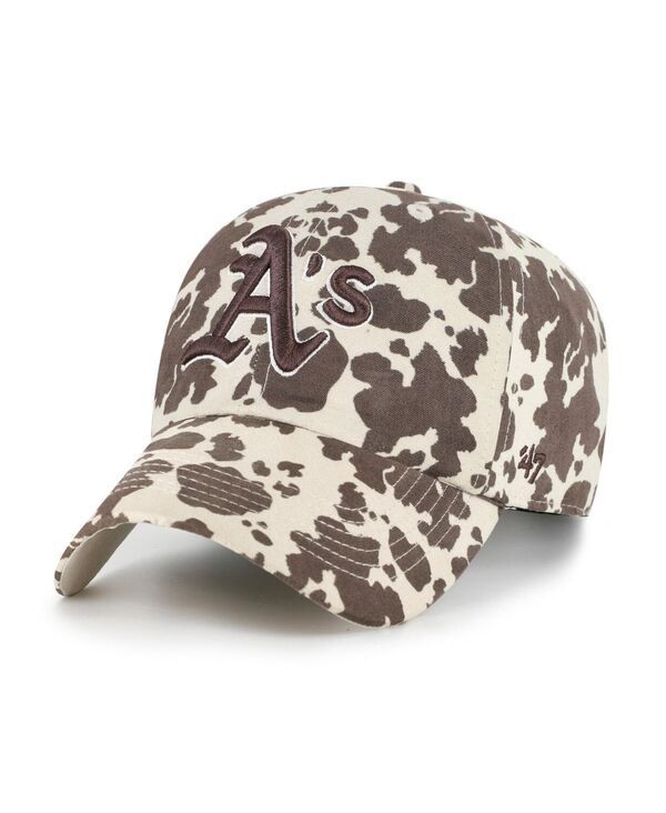 【送料無料】 47ブランド レディース 帽子 アクセサリー Womens Natural Athletics Bessie Clean Up Adjustable Hat Natural Brown