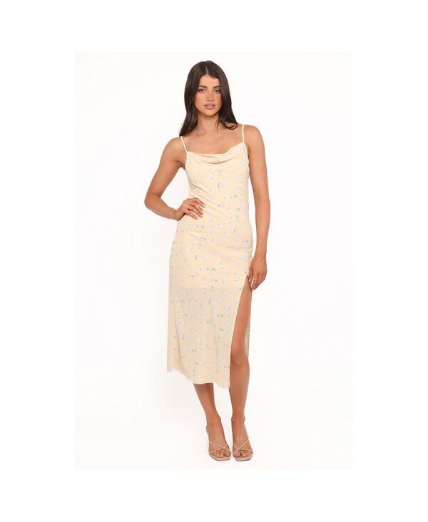 【送料無料】 Petal and Pup レディース ワンピース トップス Womens Yelena Dress Yellow floral