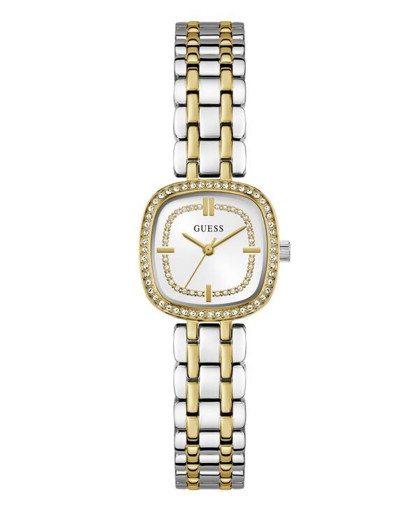 【送料無料】 ゲス レディース 腕時計 アクセサリー Womens TwoTone Stainless Steel Analog Watch 25mm TwoTone