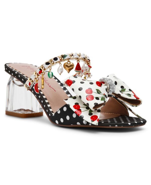 【送料無料】 ベッツィジョンソン レディース スリッポン・ローファー シューズ Womens Kayleen SlipOn Dress Sandals Black Multi