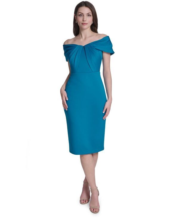 【送料無料】 エリザジェイ レディース ワンピース トップス Womens OffTheShoulder Midi Dress Oce